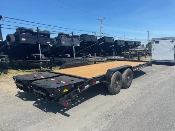 big tex 7 x 22 low profile equipment trailer mega ramps