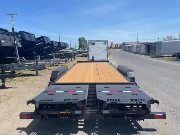 big tex 7 x 22 low profile equipment trailer mega ramps