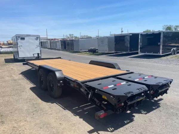 big tex 7 x 22 low profile equipment trailer mega ramps