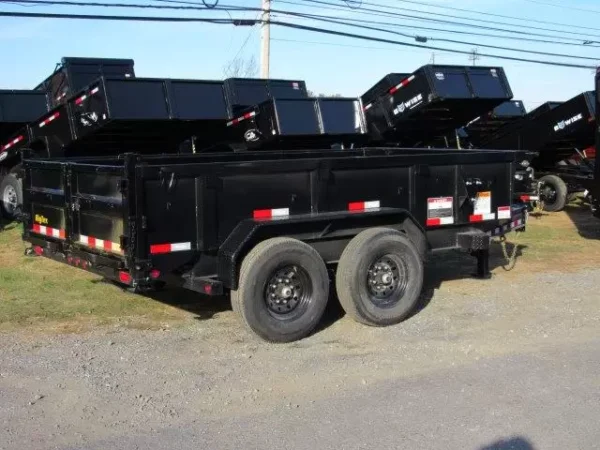 big tex 7 x 12 low profile dump trailer scissor lift