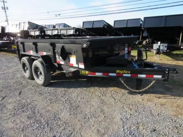 big tex 7 x 12 low profile dump trailer scissor lift