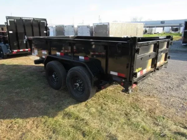 big tex 7 x 12 low profile dump trailer scissor lift