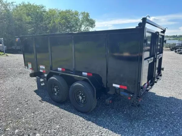big tex 7 x 14 low profile dump trailer – 4′ solid steel sides