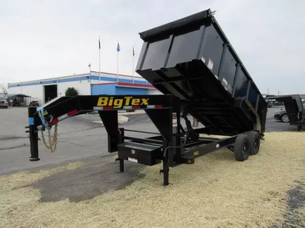 big tex 7 x 16 gooseneck dump trailer