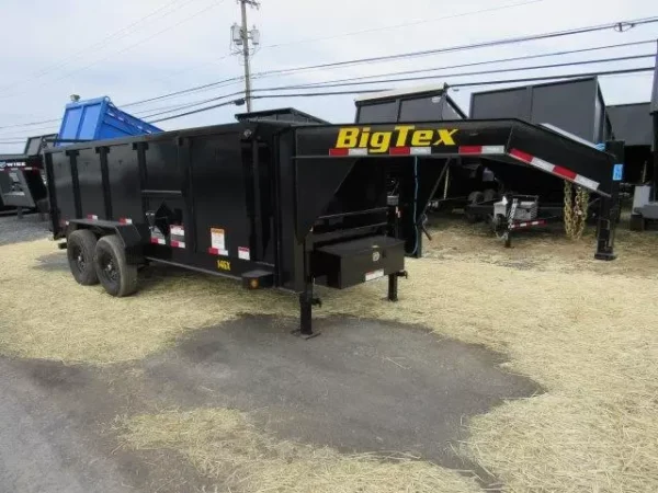 big tex 7 x 16 gooseneck dump trailer