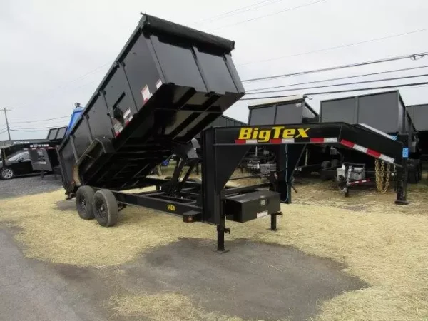 big tex 7 x 16 gooseneck dump trailer