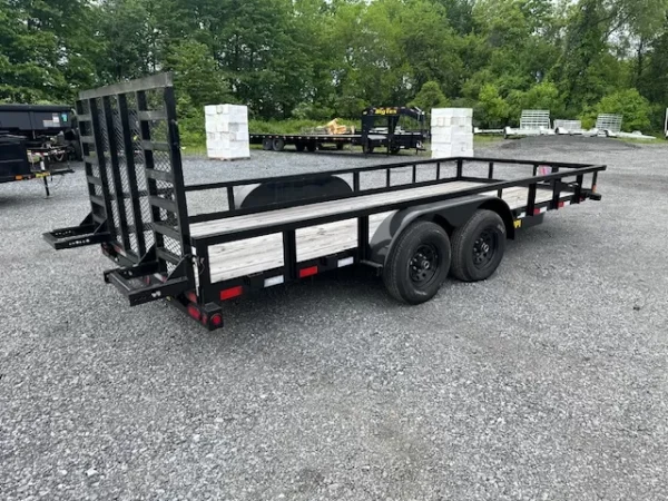 big tex 7 x 18 landscape utility trailer – 10pi