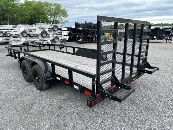 big tex 7 x 18 landscape utility trailer – 10pi