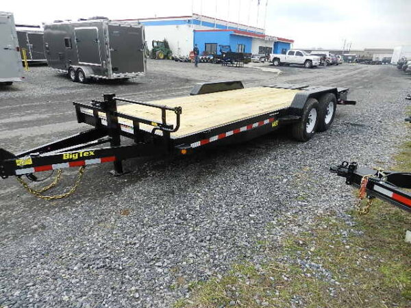 big tex 7 x 20 equipment trailer 14k mega ramps