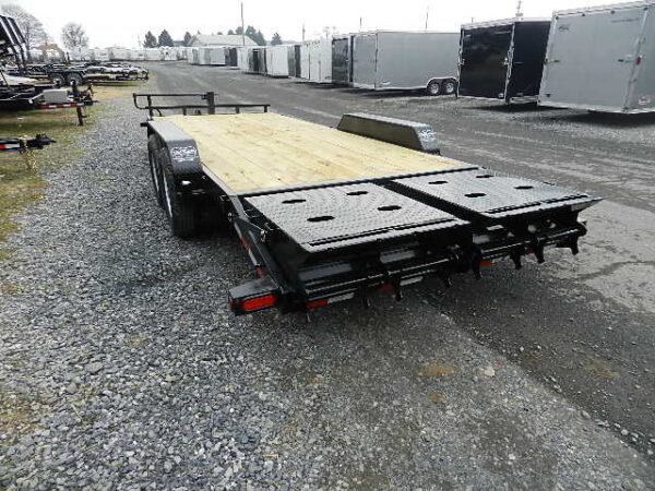 big tex 7 x 20 equipment trailer 14k mega ramps