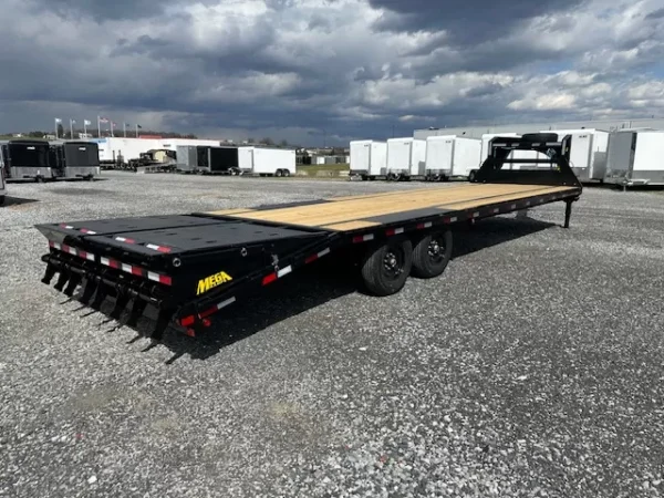 big tex 8.5 x 30 gooseneck equipment trailer – mega ramps