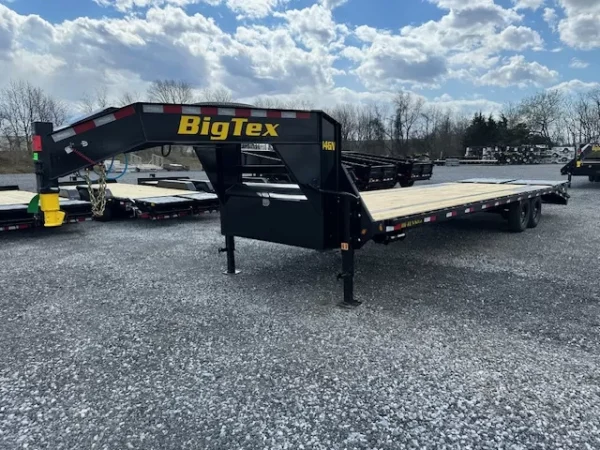 big tex 8.5 x 30 gooseneck equipment trailer – mega ramps