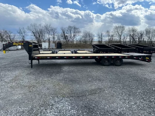 big tex 8.5 x 30 gooseneck equipment trailer – mega ramps