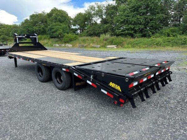 big tex 8.5 x 25 gooseneck deckover equipment trailer