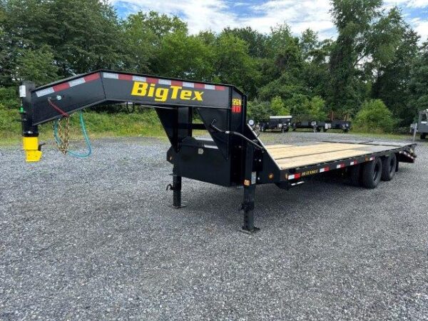 big tex 8.5 x 25 gooseneck deckover equipment trailer