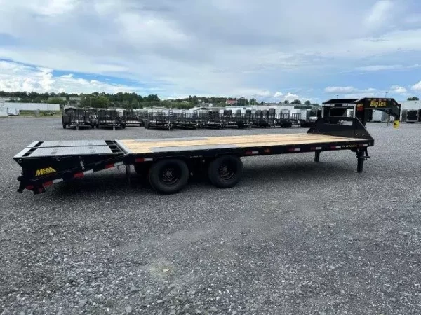 big tex 8.5 x 25 gooseneck deckover equipment trailer