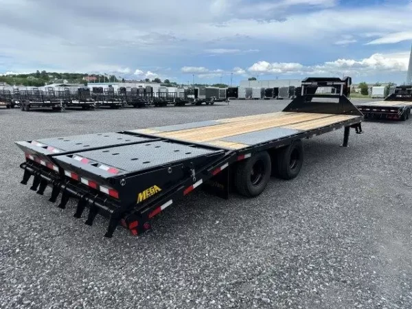 big tex 8.5 x 25 gooseneck deckover equipment trailer