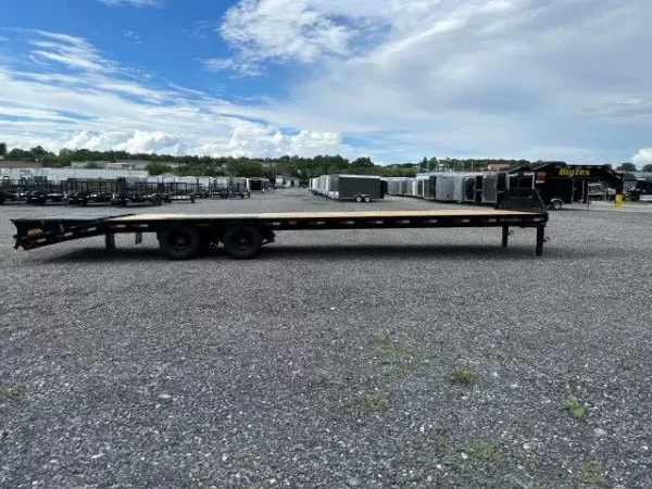 big tex 8.5 x 35 gooseneck deckover equipment trailer – mega ramps