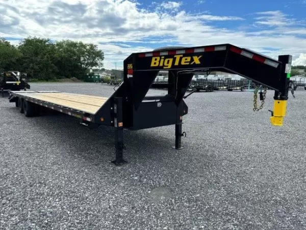 big tex 8.5 x 35 gooseneck deckover equipment trailer – mega ramps