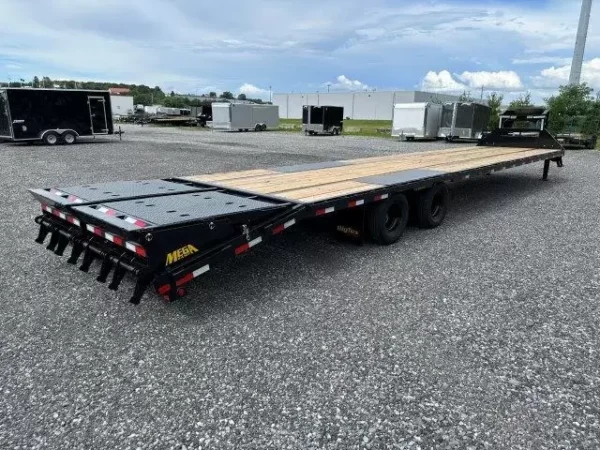 big tex 8.5 x 40 gooseneck deckover equipment trailer – mega ramps
