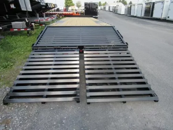 big tex 8.5 x 30 deckover equipment trailer mega ramps