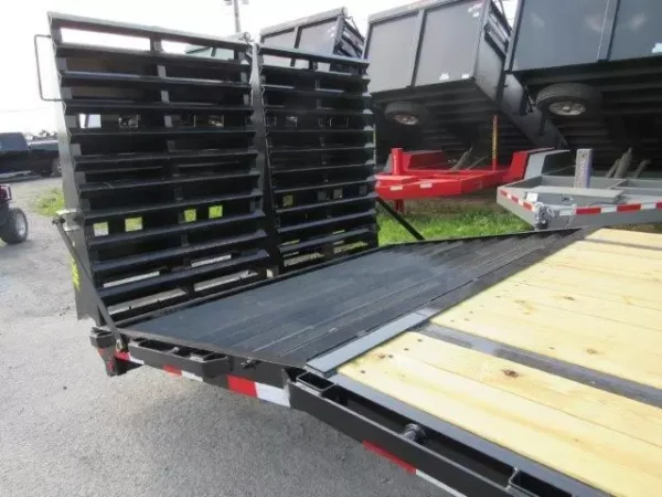 big tex 8.5 x 30 deckover equipment trailer mega ramps