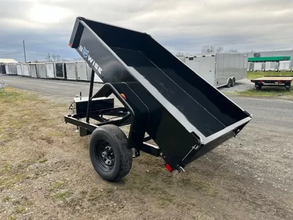 bwise 5 x 8 dump trailer 5k spreader gate