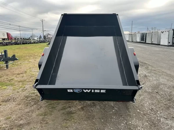 bwise 5 x 8 dump trailer 5k spreader gate