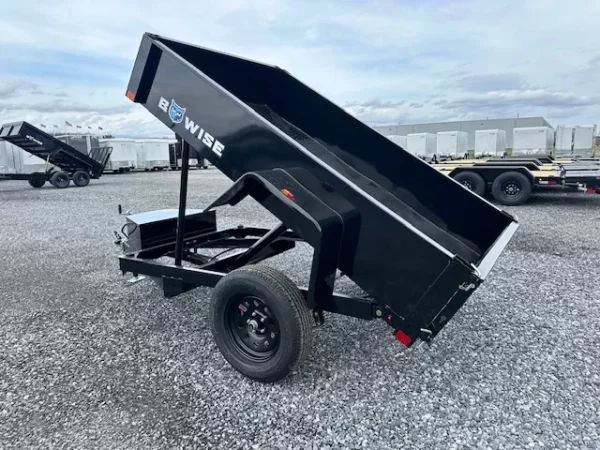 bwise 5 x 8 dump trailer 3k spreader gate