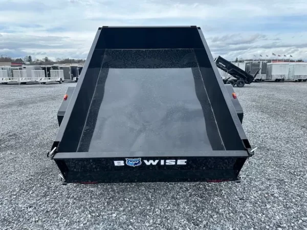bwise 5 x 8 dump trailer 3k spreader gate