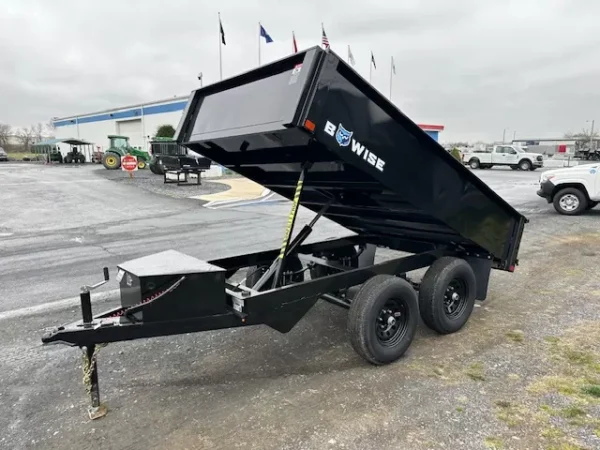 bwise 6 x 10 deckover dump trailer 10k spreader gate