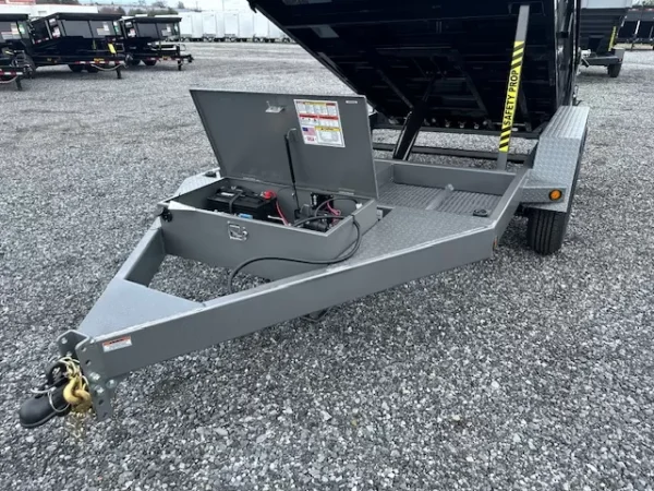 bwise 6 x 10 low profile dump trailer hydraulic jack