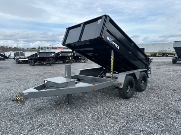 bwise 6 x 10 low profile dump trailer hydraulic jack
