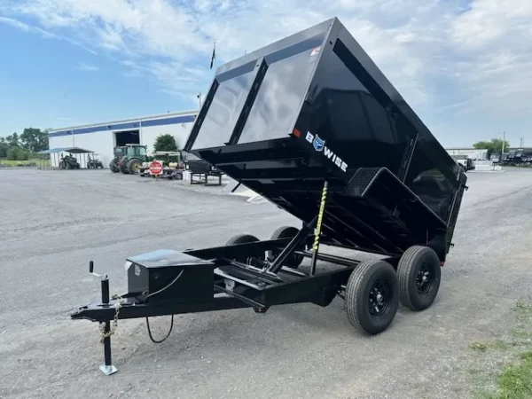 bwise 6 x 10 high side dump trailer slide out ramps