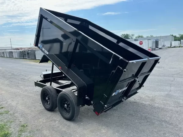 bwise 6 x 10 high side dump trailer slide out ramps
