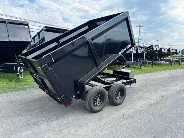 bwise 6 x 10 high side dump trailer slide out ramps