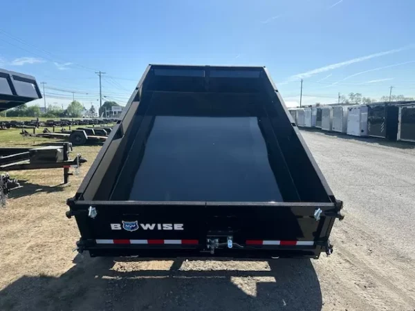 bwise 7 x 12 low profile dump trailer ladder ramps