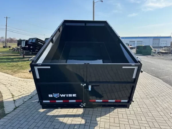 bwise 7 x 14 high side dump trailer barn doors