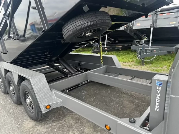 bwise 7 x 16 gooseneck tri axle dump – ultimate dump trailer