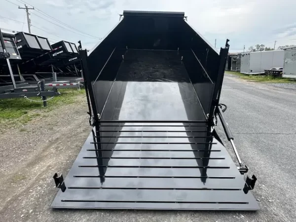 bwise 7 x 16 gooseneck tri axle dump – ultimate dump trailer