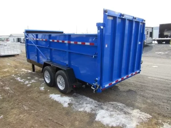 bwise 7 x 16 heavy duty gooseneck dump – ultimate dump trailer