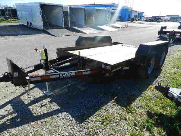 cam superline 6 x 12 equipment trailer full tilt deck