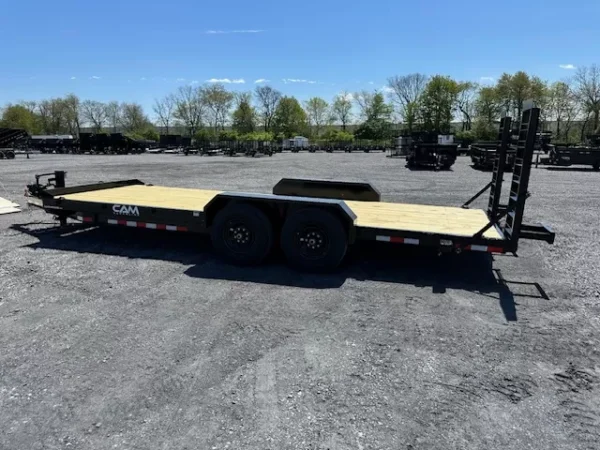 cam superline 7 x 20 low profile equipment trailer