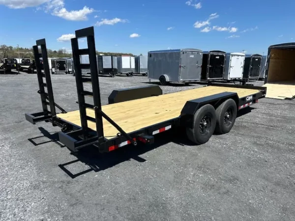 cam superline 7 x 20 low profile equipment trailer