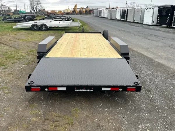 cam superline 7 x 20 open car hauler slide out ramps