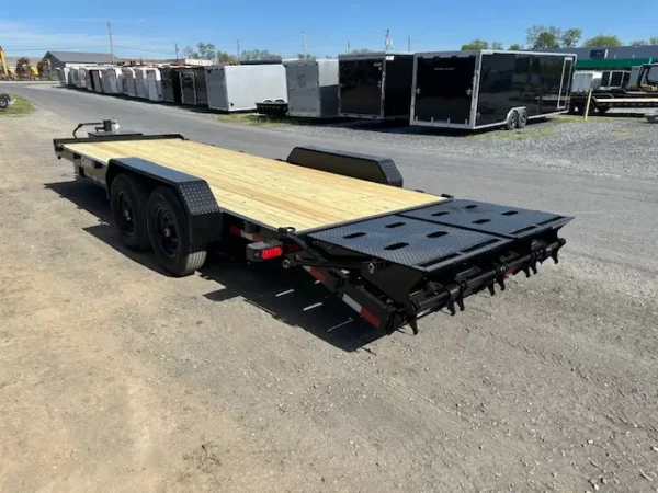 cam superline 7 x 22 equipment trailer super ramps