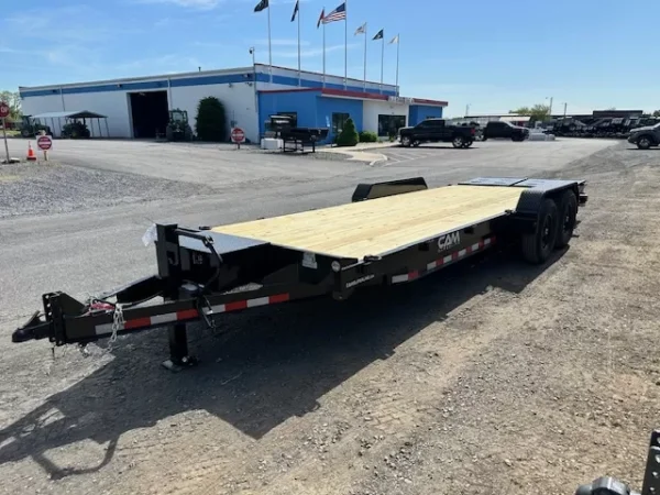 cam superline 7 x 22 equipment trailer super ramps