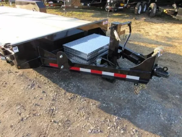 cam superline 7 x 20 equipment trailer pallet fork carrier