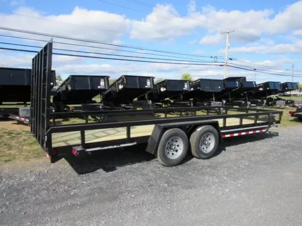 cam superline 7 x 20 landscape utility trailer – rear landscape gate