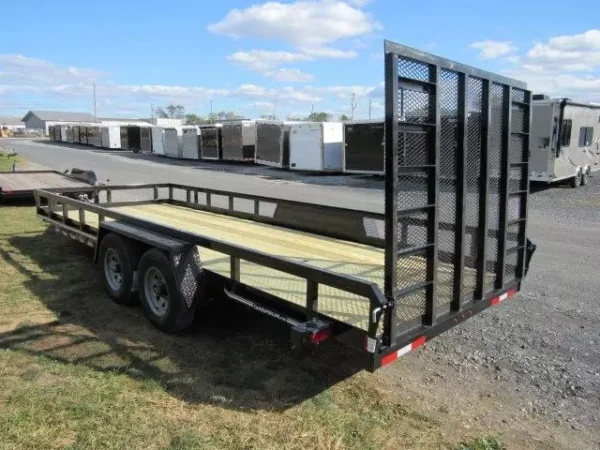 cam superline 7 x 20 landscape utility trailer – rear landscape gate